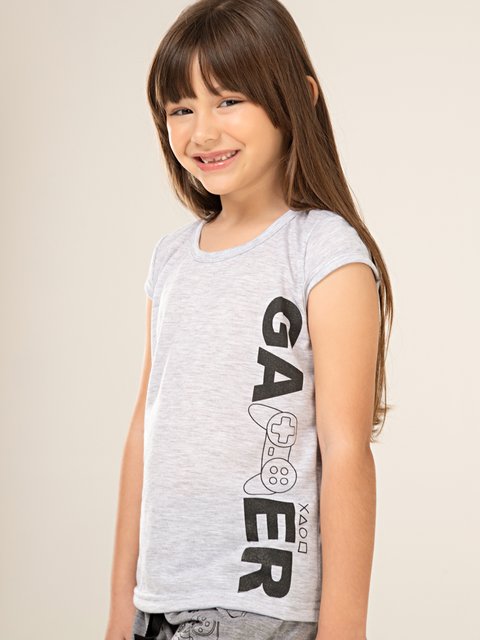 Pijama Infantil Menina - Gamer