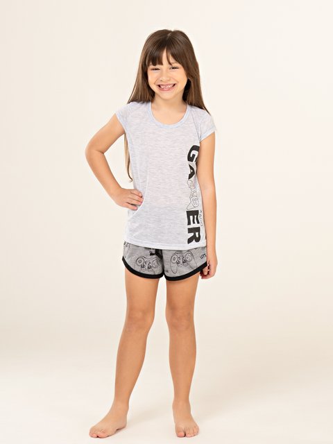 Pijama Infantil Menina - Gamer