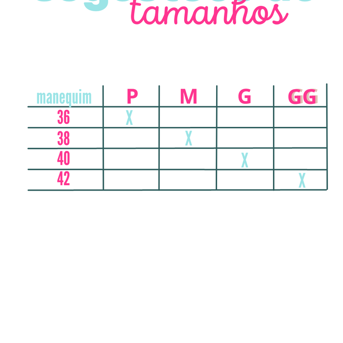 Tabela de medidas