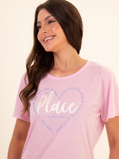Pijama Feminino Capri - Meu Lugar Favorito