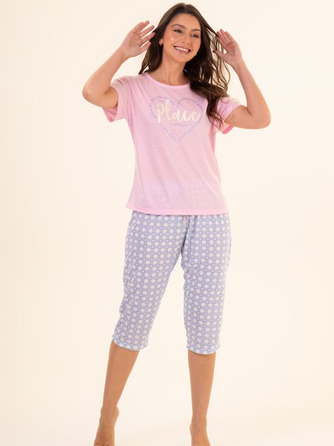 Pijama Feminino Capri - Meu Lugar Favorito