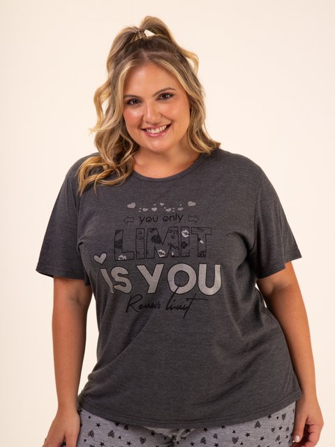 Pijama Feminino Plus Size Capri - Is You