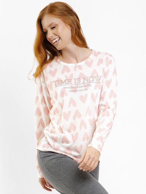 Pijama Feminino de Inverno - Acredite em Você