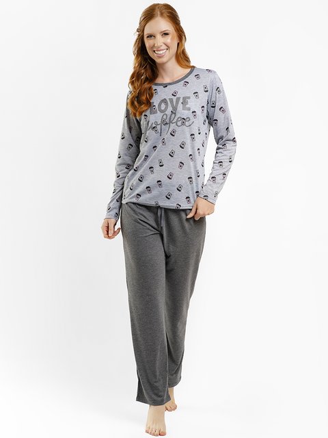 Pijama Feminino de Inverno - Desacelere
