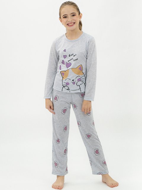 Pijama Infantil Menina de Inverno -  Espalhe Amor 