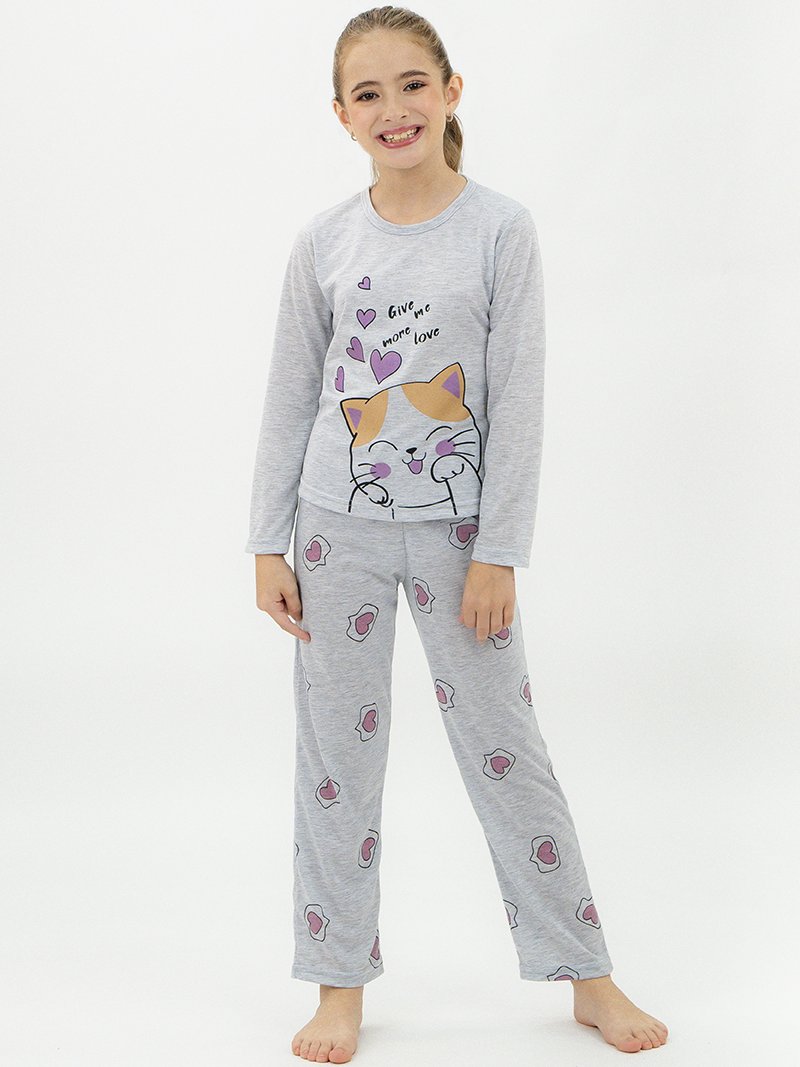 Pijama Infantil Menina de Inverno - Espalhe Amor