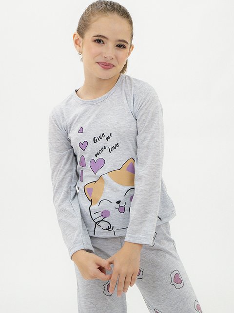 Pijama Infantil Menina de Inverno -  Espalhe Amor 