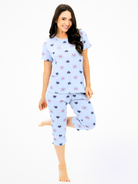 Pijama Feminino Capri - Meu Coração 