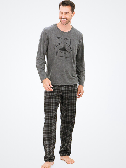 Pijama Masculino de Inverno - Adventure