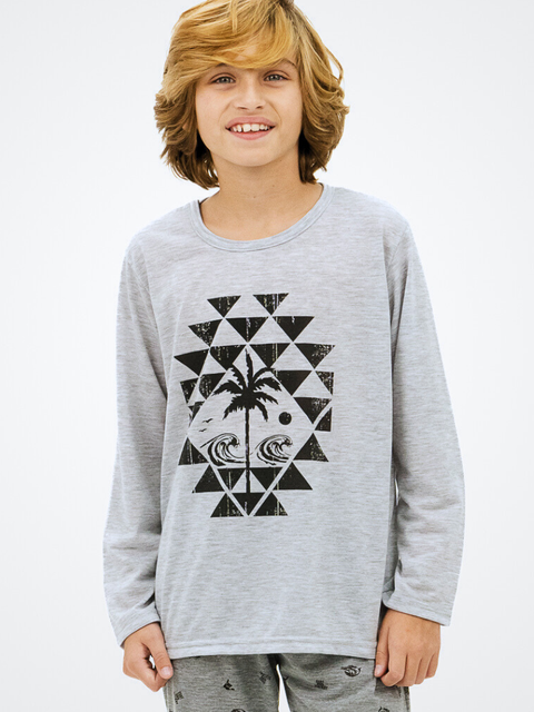 Pijama Infantil Menino de Inverno - Praia