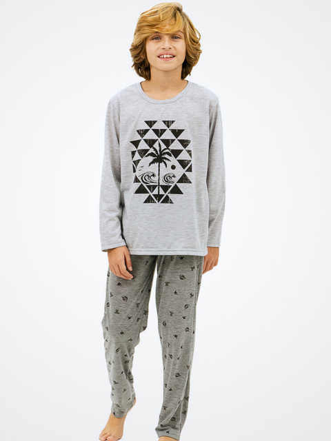Pijama Infantil Menino de Inverno - Praia