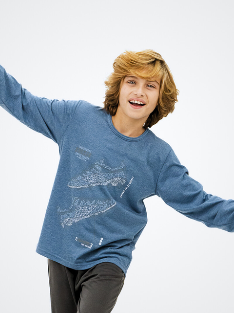 Pijama Infantil Menino de Inverno - Jogador 