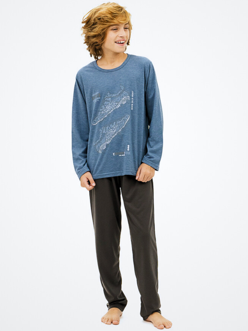 Pijama Infantil Menino de Inverno - Jogador