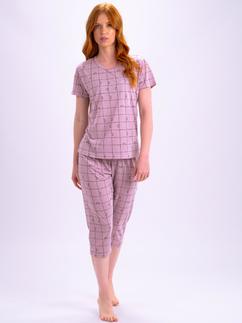 Pijamas Feminino Capri - Line 