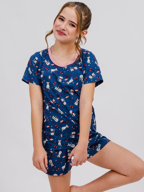 Pijama Infantil Menina de Verão – Cute