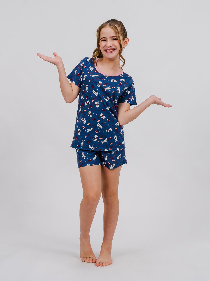 Pijama Infantil Menina de Verão – Cute