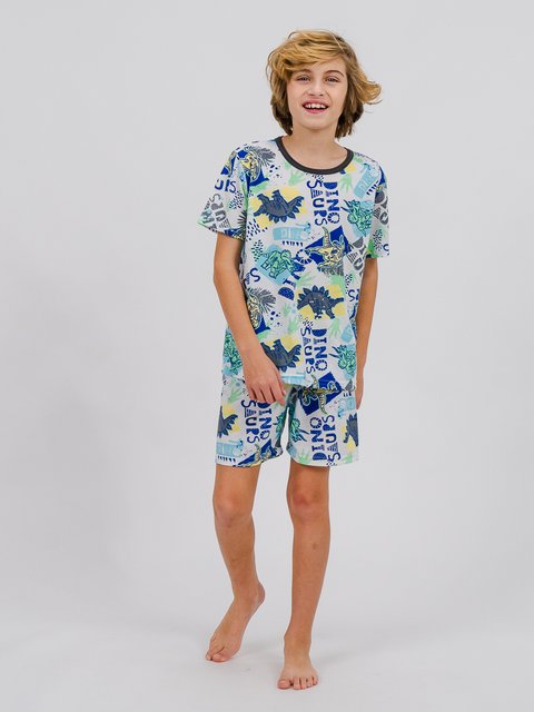 Pijama Infantil Menino de Verão - Jurassic 