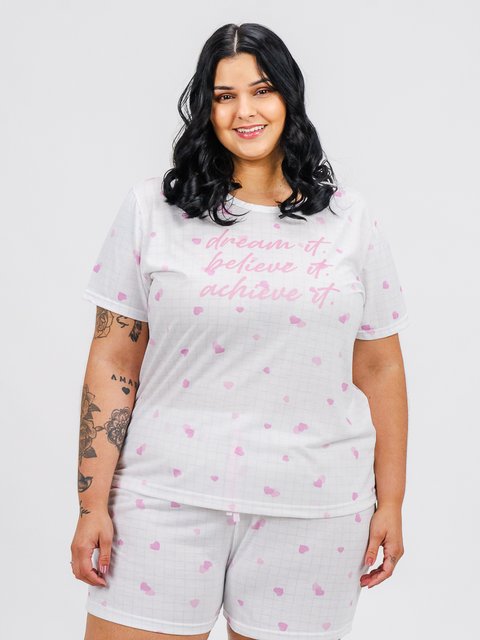 Pijama Feminino Plus Size de Verão - Dream It 
