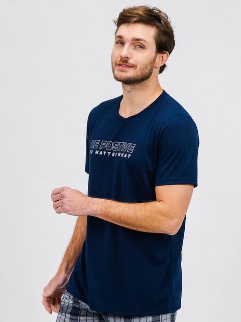 Pijama Masculino de Verão - Be Positive