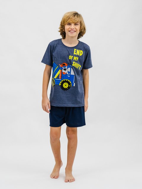 Pijama Infantil Menino de Verão - Caminhão