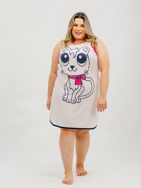 Camisetão Feminino Plus Size Regata - Caty 2 