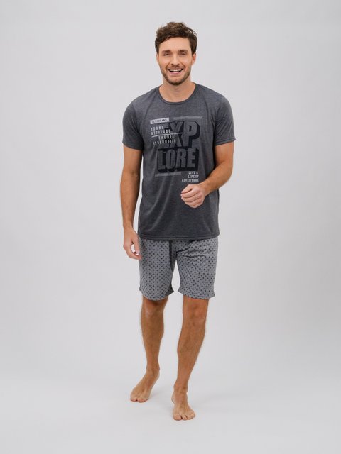 Pijama Masculino de Verão - Explore 