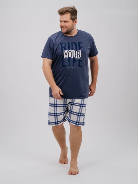 Pijama Masculino Plus Size de Verão - Ride 