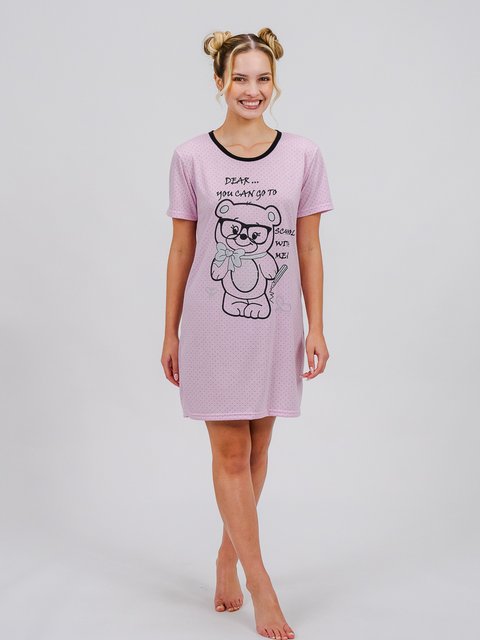 Camisetão Feminino - Bear Pink