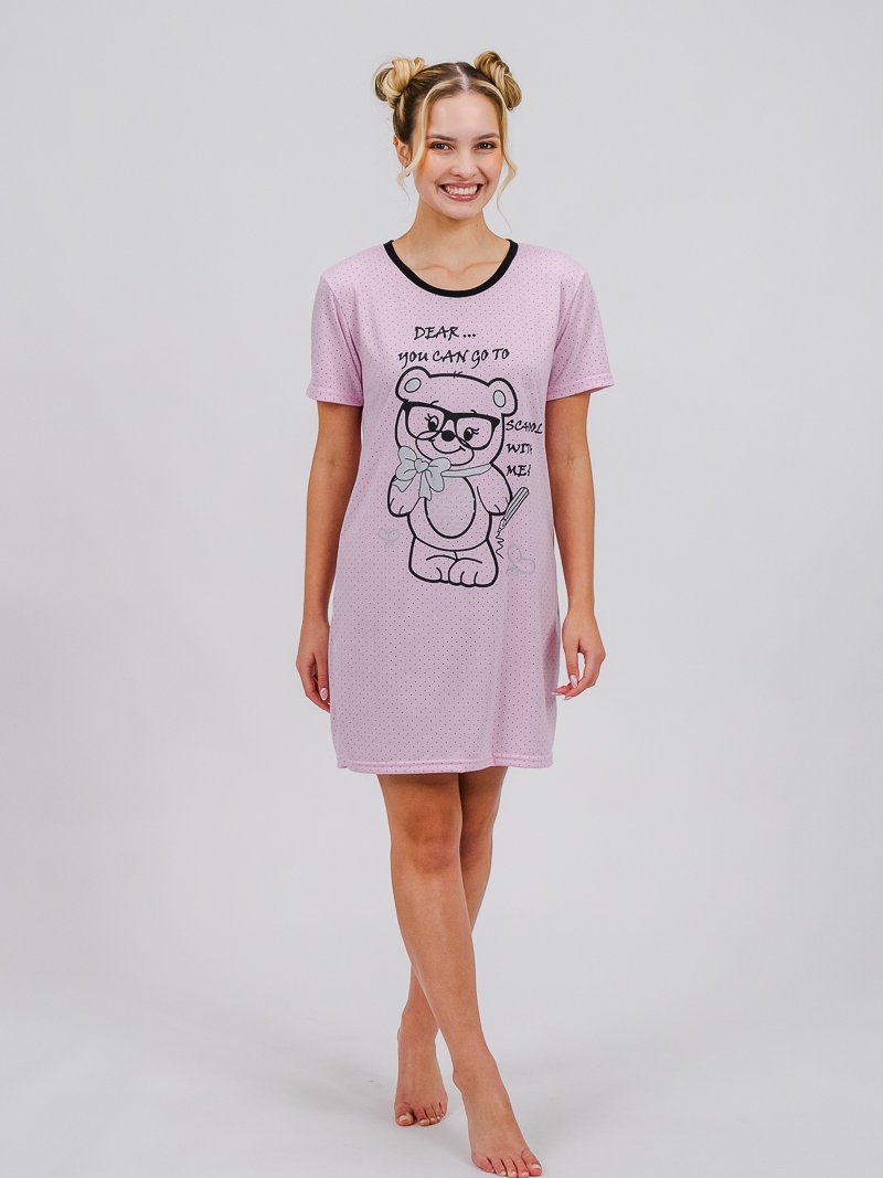 Camisetão Feminino - Bear Pink