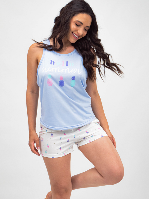 Pijama Feminino Regata - Hello Summer 