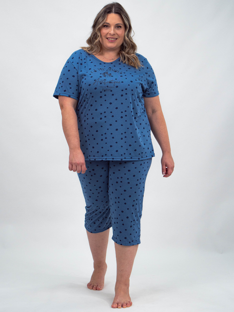 Pijama Feminino Plus Size Capri - La Vie Simple