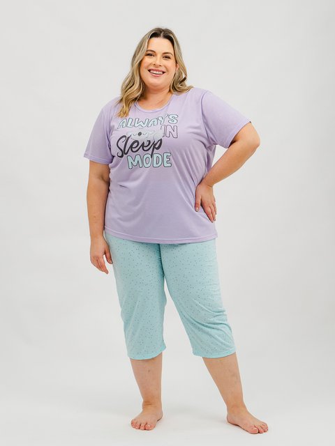 Pijama Feminino Plus Size Capri - Always Sleep
