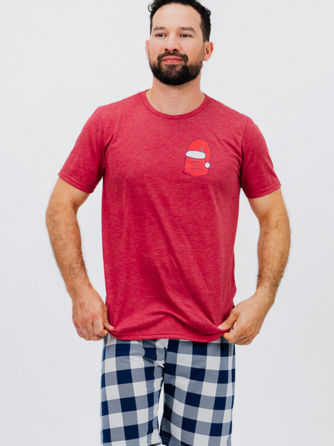 Pijama Masculino de Verão - Cat Christimas 