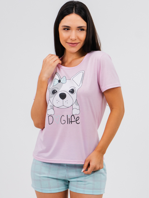Pijama Feminino de Verão - Dog Life