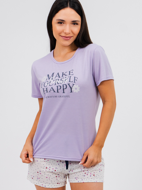 Pijama Feminino de Verão - Happy