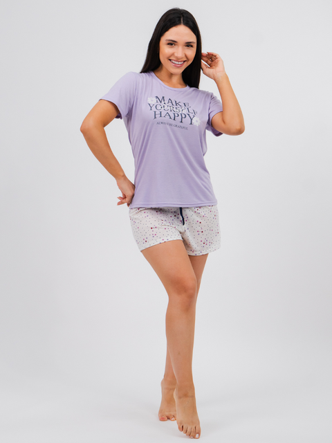 Pijama Feminino de Verão - Happy