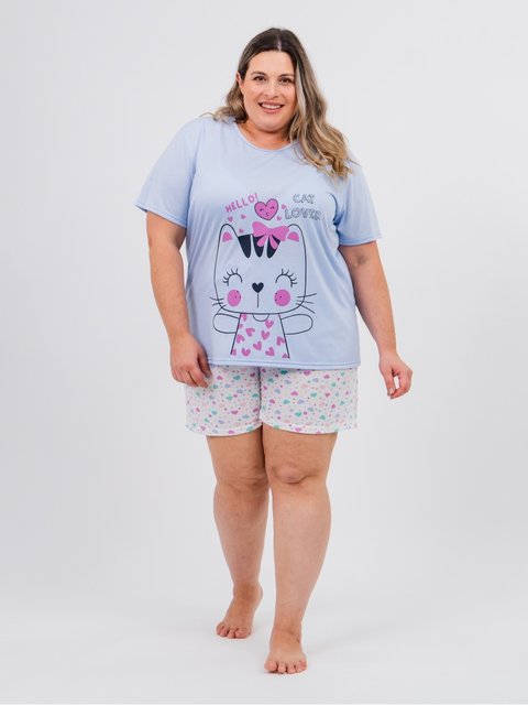 Pijama Feminino Plus Size – Cat Lovers