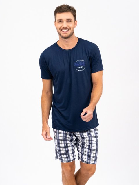 Pijama Masculino de Verão - Bikers