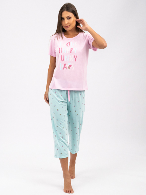 Pijama Feminino Capri – Sunny Days
