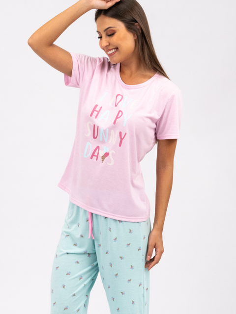 Pijama Feminino Capri – Sunny Days