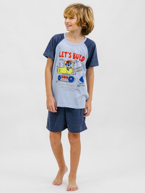 Pijama Infantil Menino de Verão - Lets Build