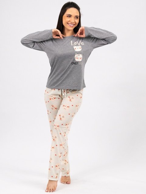 Pijama Feminino de Inverno - Only You