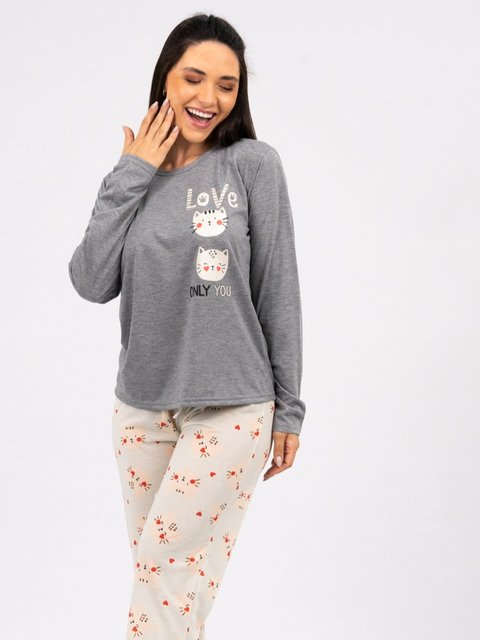 Pijama Feminino de Inverno - Only You