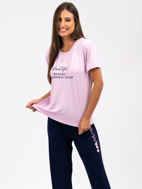 Pijama Feminino Meia Estação - Be Kind
