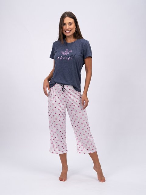Pijama Feminino Capri - Escolha Você