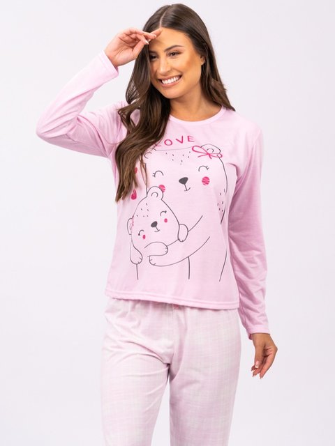 Pijama Feminino de Inverno - Love