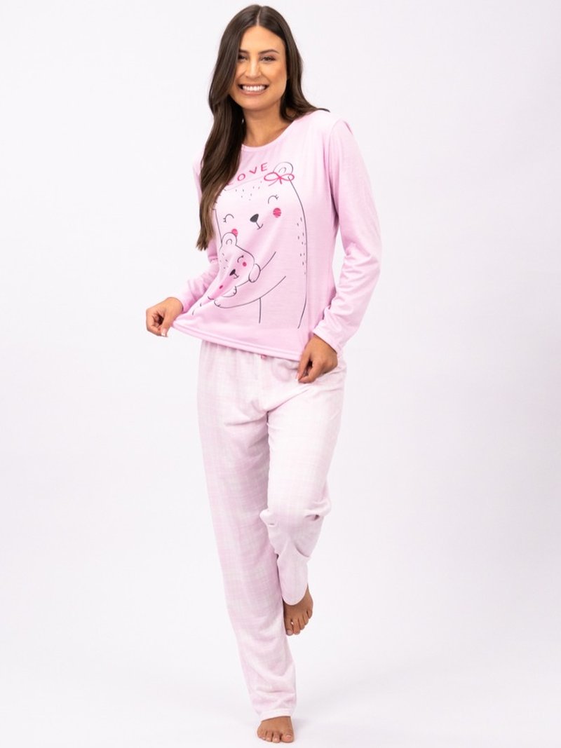 Pijama Feminino de Inverno - Love