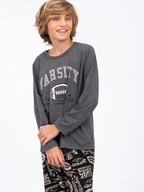 Pijama Infantil Menino de Inverno - Varsity