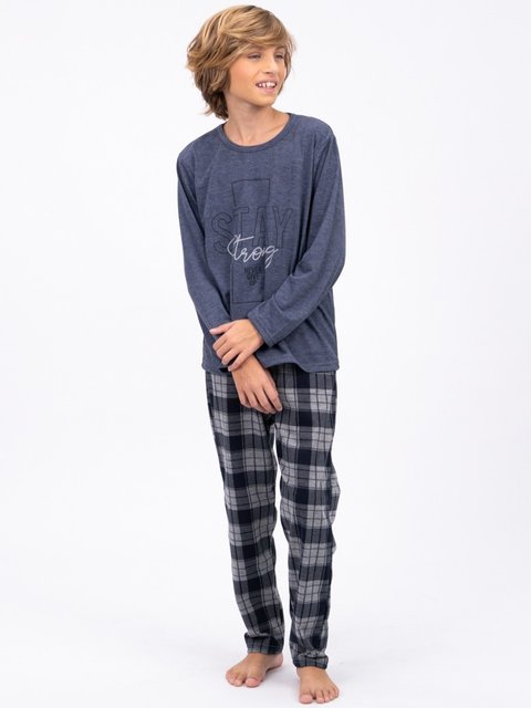 Pijama Infantil Menino de Invern - Strong