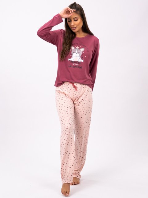 Pijama Feminino de Inverno - Estrela